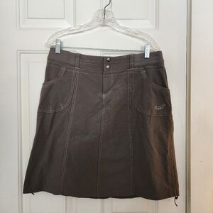 Kuhl Durango Skirt Skort Size 12 Breen Upf Gorpcore Outdoors Sporty Granola